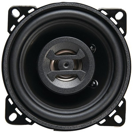 Hifonics 4 In. 2 Way Zeus Series Coaxial Speakers Black ZS4CX